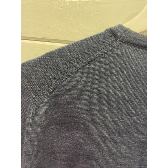 Brooks Brothers Sweater Men XXL blue extra fine Merino Wool Pullover Crewneck - Picture 5 of 10